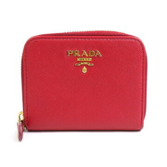 Prada Organizer Leather Long Wallet Black Zip - Picture 1 of 4